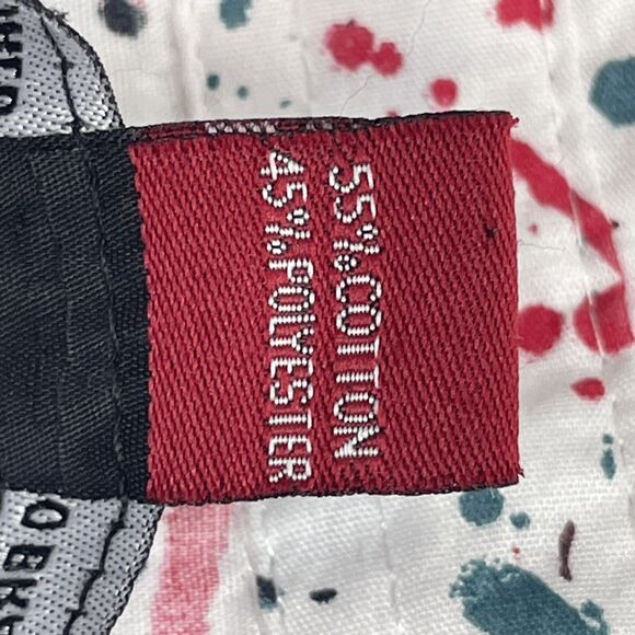 Ecko Long Sleeve Button Down Shirt Boys 4T White Red Blue Splatters Cool Funky - Picture 13 of 13